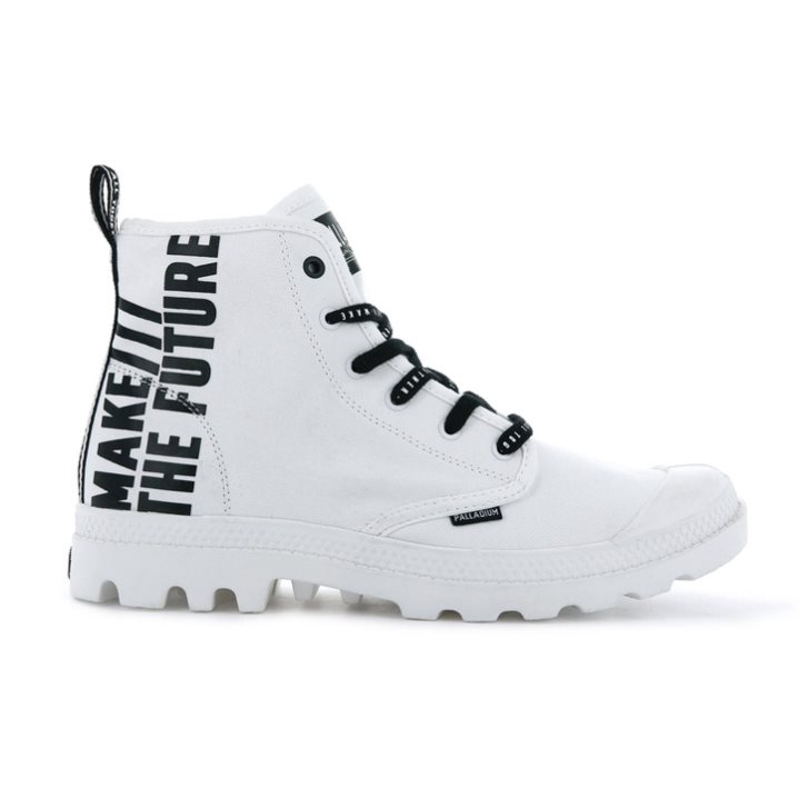 Bottes Palladium Pampa Hi Future Femme Blanche | FR JSQ704I